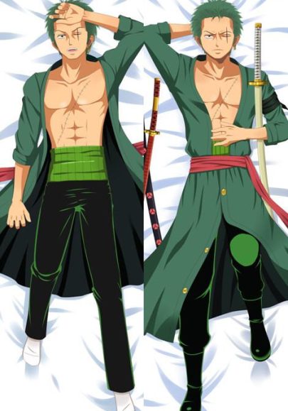 One Piece Roronoa Zoro - Housse Waifu à Câliner