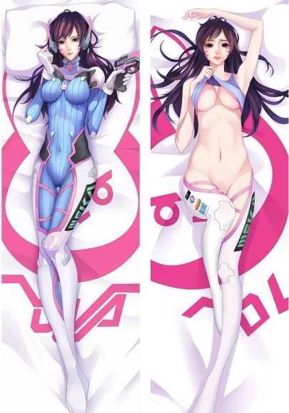 Overwatch D.Va - Taies d’oreiller Dakimakura japonaise