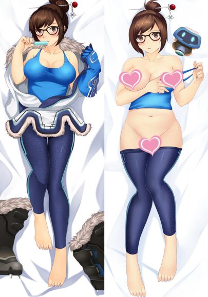 Overwatch Mei - Mignon oreiller japonais dakimakura