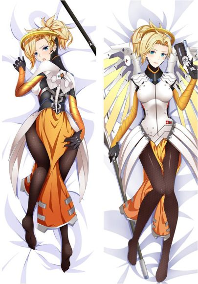Overwatch Mercy - Coussin Corps Daki à Câliner