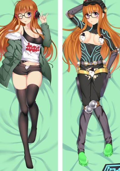 PERSONA5 Futaba Sakura - Oreiller long d’anime japonais, plusieurs tailles