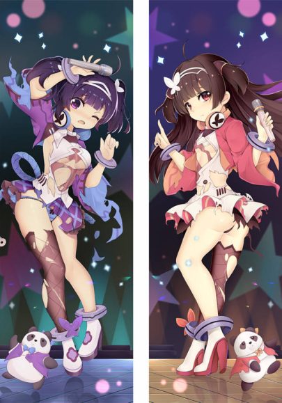 Ping Hai & Ning Hai - Housses de coussin dakimakura japonaises mignonnes