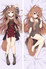 Housse de coussin dakimakura Raphtalia - Taie d’oreiller longue waifu anime, plusieurs tailles
