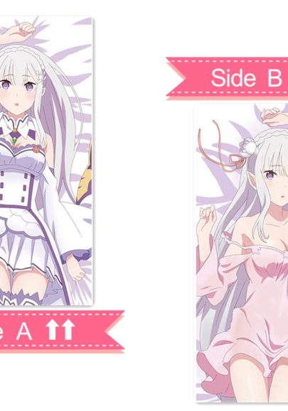 Re:Zero Emilia - Coussin Corps Fille d’Anime
