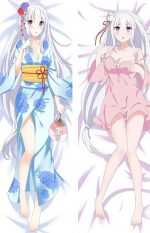 Re:Zero Emilia - Dakimakura câlin en promotion