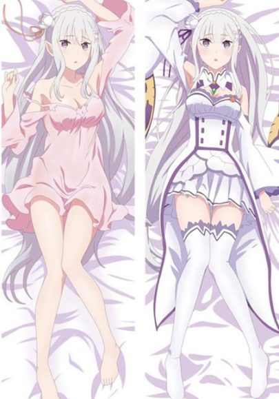 Re:Zero Emilia - Housse de coussin corporelle