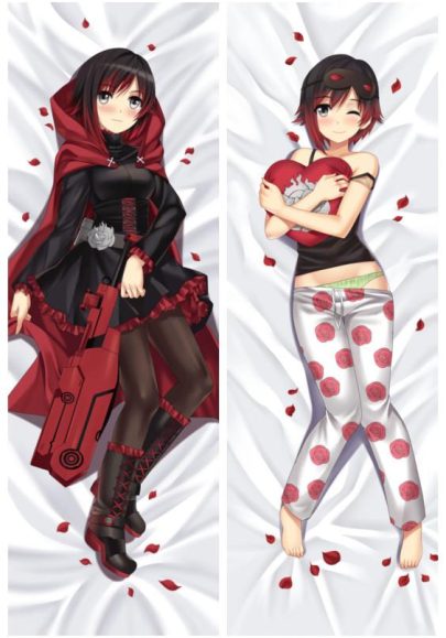 RWBY Ruby Rose - Housses de coussin d’anime japonais