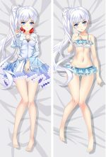 RWBY Weiss Schnee - Longue Dakimakura Waifu Multi-tailles