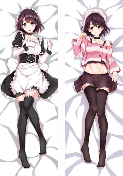 Saekano Katou Megumi - Oreiller à câliner d’anime japonais
