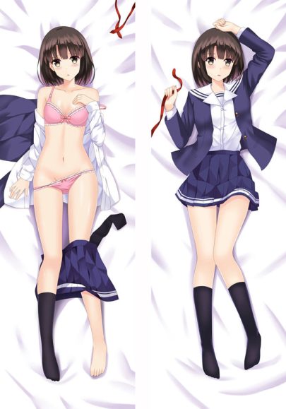 Saekano Katou Megumi - Housses de coussin Daki en vente