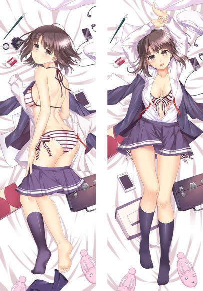 Saekano Megumi Kato - Oreiller d’anime waifu