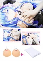 Taie d’oreiller longue anime 3D sexy Oppai avec poitrine – Plusieurs tailles