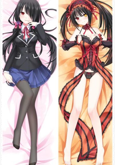 Tokisaki Kurumi - Housses d’oreiller mignonnes Dakimakura japonaises