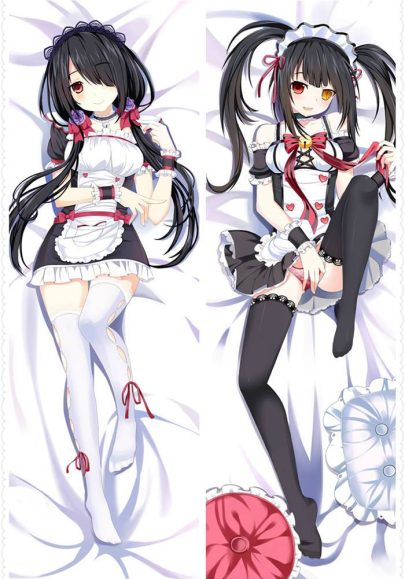 Tokisaki Kurumi - Taies d’oreiller longues multi-tailles d’anime japonais