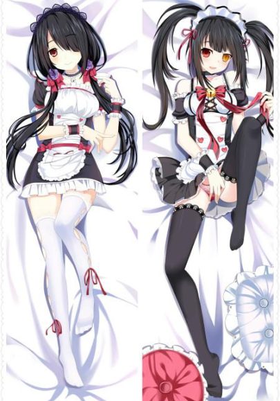 Tokisaki Kurumi - Housses d’oreiller d’anime mignonnes