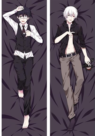 Oreillers de corps Ken Kaneki de Tokyo Ghoul - Anime en promotion