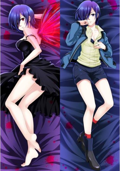 Tokyo Ghoul Touka Kirishima - Housses de coussin waifu dakimakura