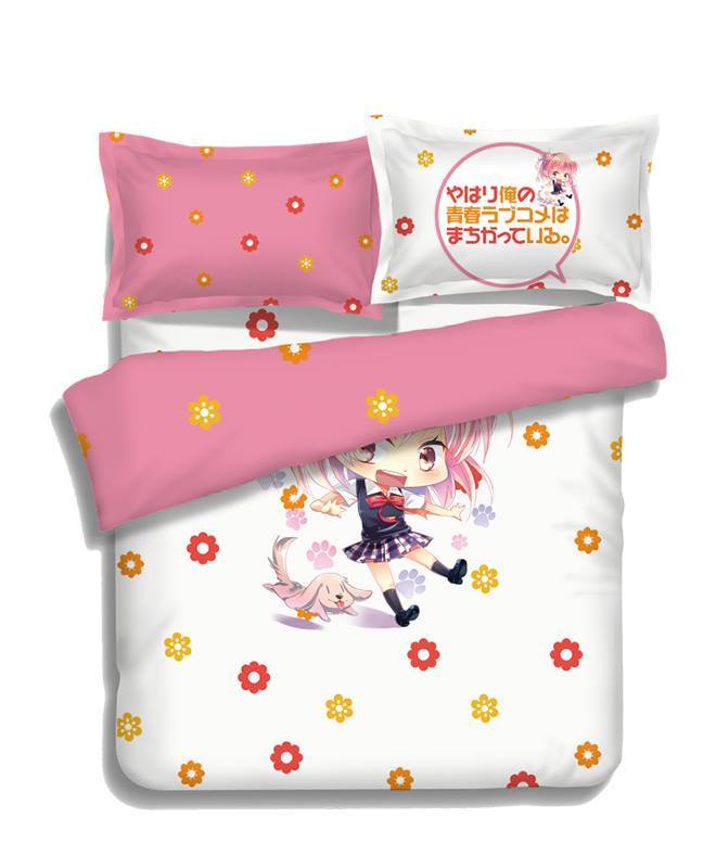 Yui Yuigahama - Taies d’oreiller japonaises pour traversin