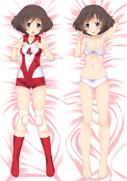 Yukari Akiyama - Joli coussin long d’anime, plusieurs tailles